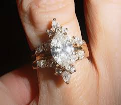 Impozáns gyémánt jegygyűrű